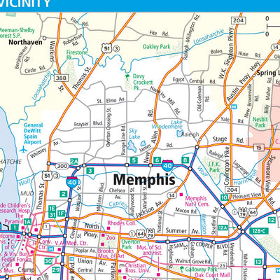 Rand McNally Publishing Rand McNally Tennessee State Map digital map