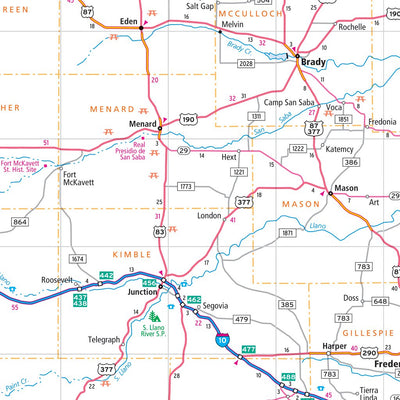 Rand McNally Publishing Rand McNally Texas State Map digital map