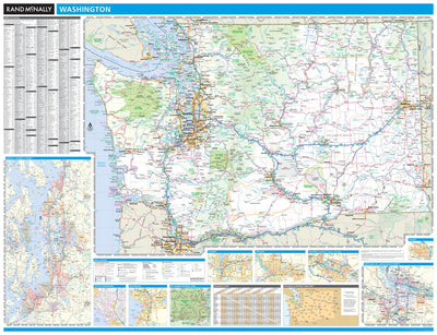 Rand McNally Publishing Rand McNally Washington State Map digital map