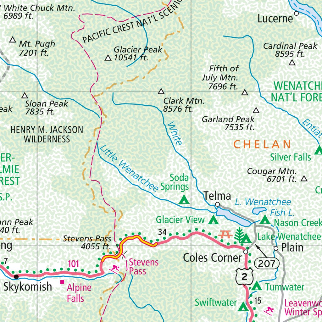 Rand McNally Washington State Map by Rand McNally Publishing | Avenza Maps