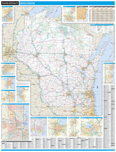 Rand McNally Publishing Rand McNally Wisconsin State Map digital map