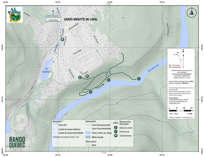 Rando Québec Action Sentier Lavallois | Secteur Dunes digital map