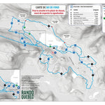 Carte de ski de fond - L'Interval coopérative de solidarité plein air Preview 1