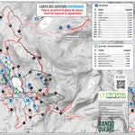 Carte des parcours - L'Interval coopérative de solidarité plein air | Hiver 2025-2026 Preview 1