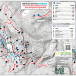 Carte des parcours - L'Interval coopérative de solidarité plein air | Hiver 2025-2026 Preview 1