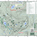 Carte des sentiers - L'Interval coopérative de solidarité plein air | ÉTÉ 2025 Preview 1