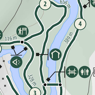 Rando Québec Carte sentiers | Corporation du Moulin à laine d'Ulverton digital map