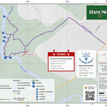 Rando Québec Carte sentiers | Sentier des Cascades | Ham-Nord digital map