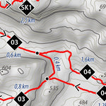 Carte ski nordique - L'Interval coopérative de solidarité plein air Preview 3