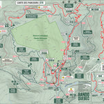 ÉTÉ – Carte des sentiers 2025 – Parc du Massif du Sud Preview 1