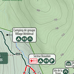 ÉTÉ – Carte des sentiers 2025 – Parc du Massif du Sud Preview 2