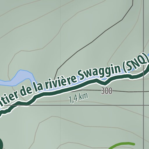Prêt-à-Partir | Chutes Swaggin et Bouleau | Été Map by Rando Quebec ...