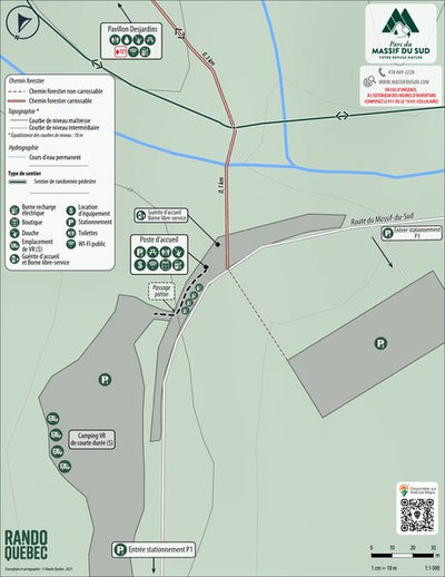 HÉBERGEMENTS ÉTÉ 2025 – Emplacement véhicules récréatifs (VR) – Parc du Massif du Sud Preview 1