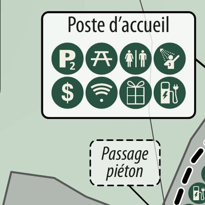 HÉBERGEMENTS ÉTÉ 2025 – Emplacement véhicules récréatifs (VR) – Parc du Massif du Sud Preview 3