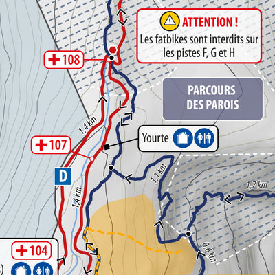 HIVER – Carte des sentiers – Parc du Massif du Sud Preview 2