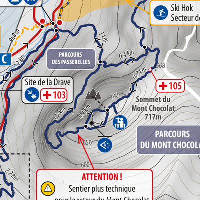 HIVER – Carte des sentiers – Parc du Massif du Sud Preview 3