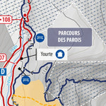 Rando Québec HIVER – Parc du Massif du Sud – Carte des sentiers digital map