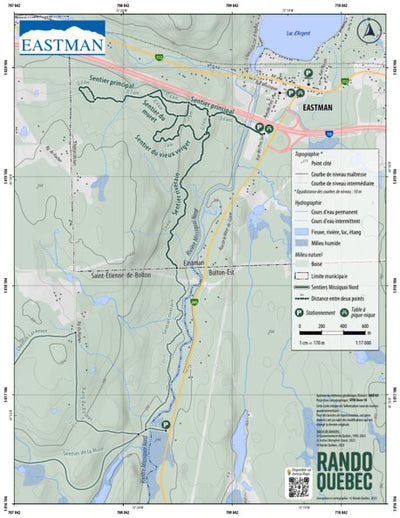 Rando Québec Missiquoi Nord | Secteur Eastman digital map