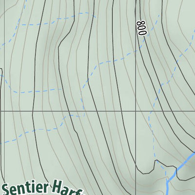 Rando Québec Prêt-à-Partir | Boucle du mont Harfang digital map