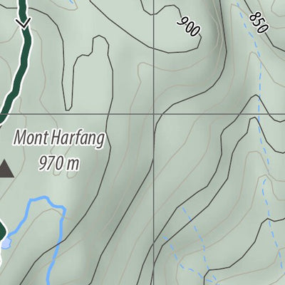 Rando Québec Prêt-à-Partir | Boucle du mont Harfang digital map