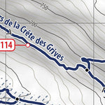 Rando Québec Prêt-à-Partir | Parcours de la crête des Grives | HIVER digital map