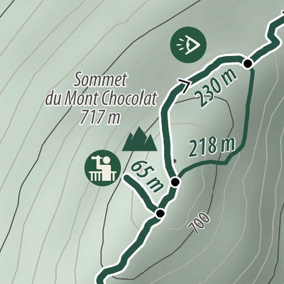 Rando Québec Prêt-à-Partir | Parcours du mont Chocolat | ÉTÉ digital map