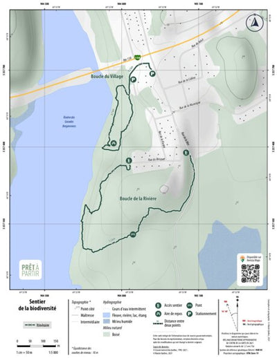 Rando Québec Prêt-à-Partir | Sentiers de la biodiversité digital map