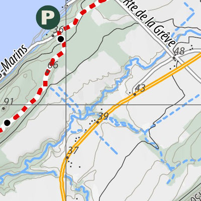 Rando Québec SNQ | Carte Bas-Saint-Laurent 66 digital map