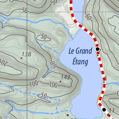Rando Québec SNQ | Carte Gaspésie 100 digital map