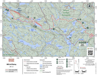 Rando Québec SNQ | Carte Lanaudière 25 digital map