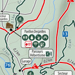 VÉLO DE MONTAGNE – Carte des sentiers – Parc du Massif du Sud Preview 3