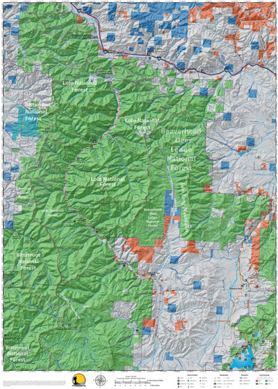 Rec-Maps.com Rock Creek, MT to Georgetown Lake - Fly Fishing digital map