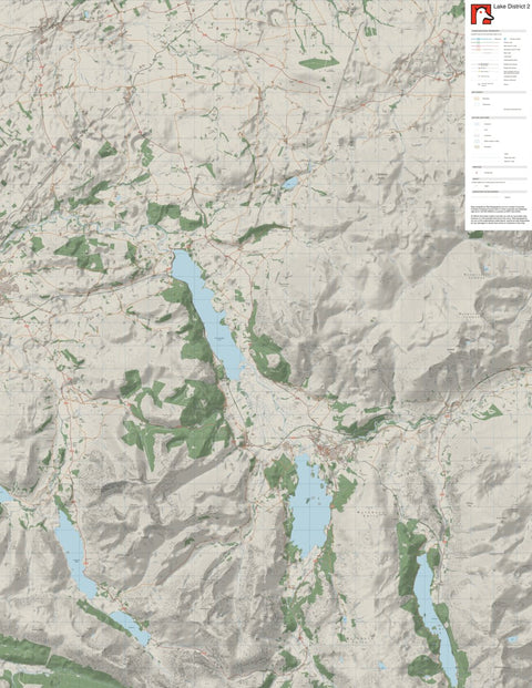 Red Geographics Lake District 2 digital map