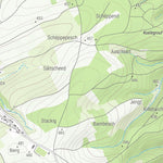 Red Geographics Luxembourg Map 5 - Winseler digital map