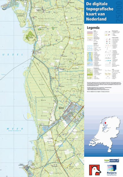Red Geographics/Reijers Kaartproducties 10 D (Warkum) digital map
