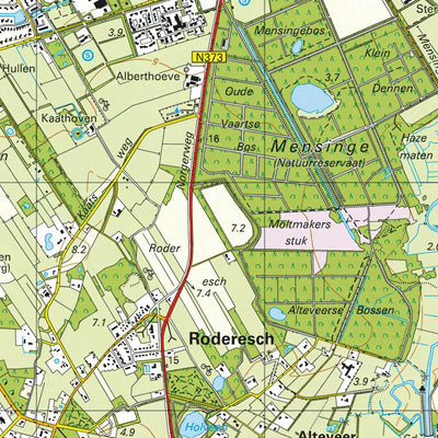 Red Geographics/Reijers Kaartproducties 12 A (Roden-Norg) digital map