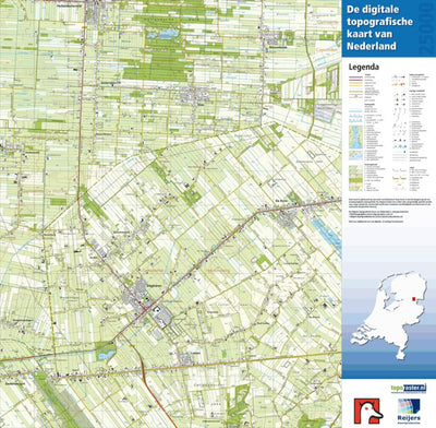 Red Geographics/Reijers Kaartproducties 22 B (Slagharen) digital map