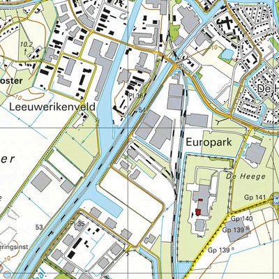 Red Geographics/Reijers Kaartproducties 22 E (Coevorden) digital map