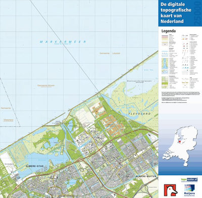 Red Geographics/Reijers Kaartproducties 26 A (Almere-Stad) digital map