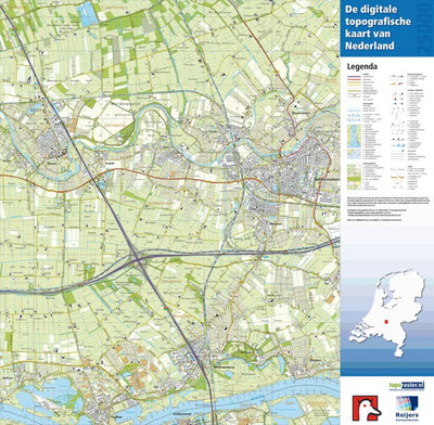 Red Geographics/Reijers Kaartproducties 39 C (Beesd-Geldermalsen) digital map
