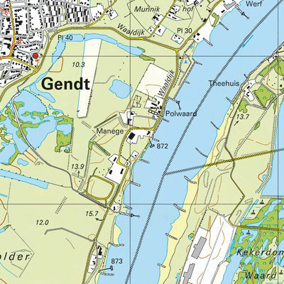 Red Geographics/Reijers Kaartproducties 40 D (Bemmel-Pannerden) digital map