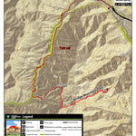 Red Rock Canyon National Conservation Area Bridge Mountain Trail digital map