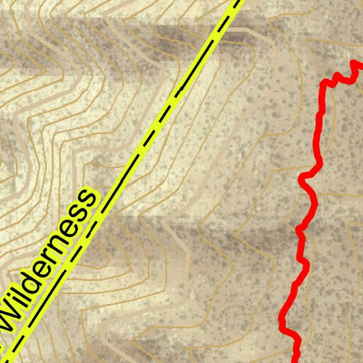 Red Rock Canyon National Conservation Area Dale's Trail digital map