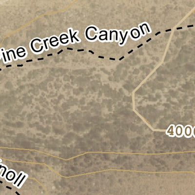 Red Rock Canyon National Conservation Area Pine Creek Loop Trail digital map