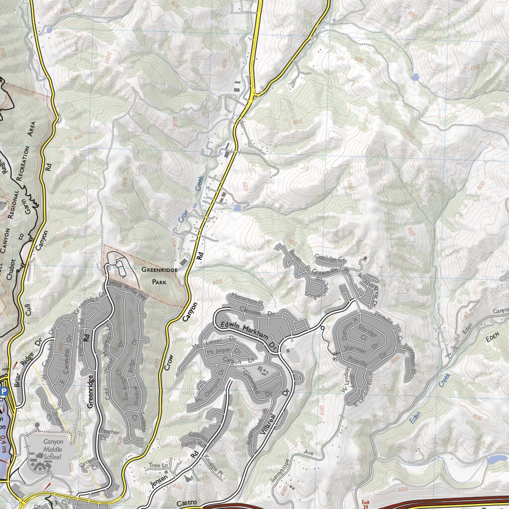 Oakland Hills and Pleasanton Ridge Map by Redwood Hikes Press | Avenza Maps