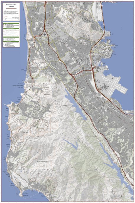 Pacifica Map by Redwood Hikes Press | Avenza Maps