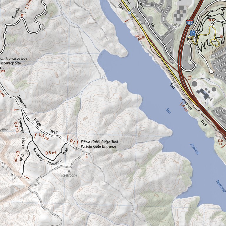 Pacifica Map by Redwood Hikes Press | Avenza Maps