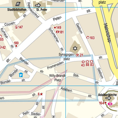 Reise Know-How Verlag Peter Rump GmbH Citymap Aachen 2020 digital map