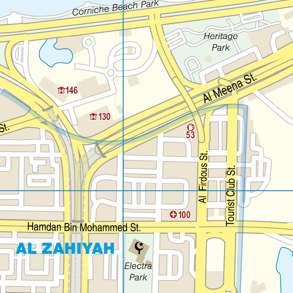 Citymap Abu Dhabi 2020 Map by Reise Know-How Verlag Peter Rump GmbH ...