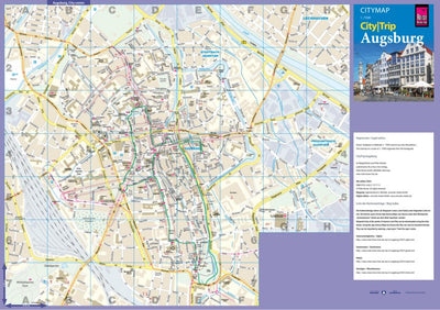 Reise Know-How Verlag Peter Rump GmbH Citymap Augsburg 2024 digital map